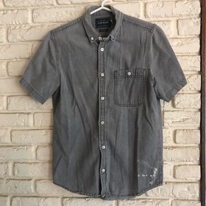 Topman Short Sleeve Button Up